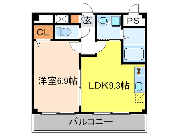 ｱﾝﾌﾟﾙ-ﾙﾌｪ-ﾙﾙﾐｴ-ﾙ富木の物件間取画像